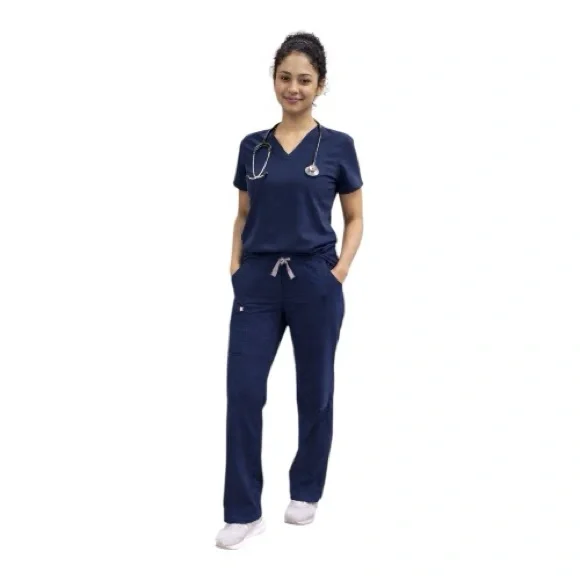 Figs Women's Blue scrub Pants L - Picture 8 of 8